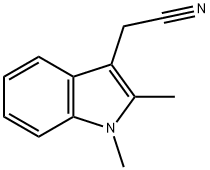 (1,2-DIMETHYL-1H-INDOL-3-YL)-ACETONITRILE Structure