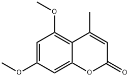 4-Methyl-5,7-dimethoxycoumarin Structure