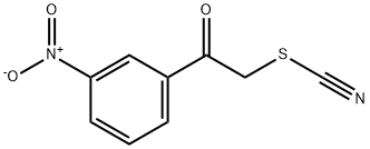 3-NITROPHENACYL THIOCYANATE Structure