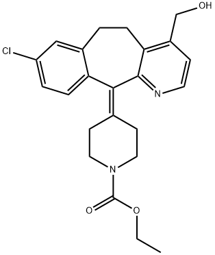 4-Hydroxymethyl Loratadine Structure