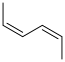 CIS,CIS-2,4-HEXADIENE Structure