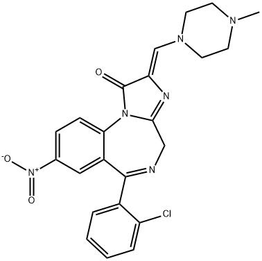 Loprazolam Structure