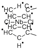 BIS(METHYLCYCLOPENTADIENYL)NIOBIUM DICHLORIDE Structure