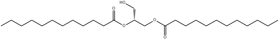 2,3-DILAUROYL-SN-GLYCEROL Structure