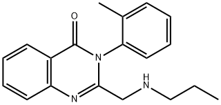 3-(2-METHYLPHENYL)-2-[(PROPYLAMINO)METHYL]-4(3H)-QUINAZOLINONE Structure