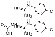 4-CHLOROPHENYLGUANIDINE CARBONATE Structure