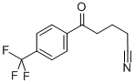 5-OXO-5-(4-TRIFLUOROMETHYLPHENYL)VALERONITRILE Structure