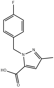 1-(4-FLUOROBENZYL)-3-METHYL-1H-PYRAZOLE& Structure