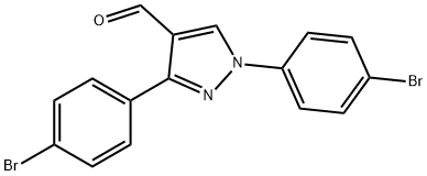 1,3-BIS(4-BROMOPHENYL)-1H-PYRAZOLE-4-CARBALDEHYDE Structure