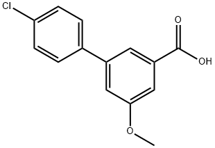 4'-Chloro-5-methoxy-3-biphenylcarboxylic acid Structure