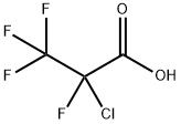 2-CHLOROTETRAFLUOROPROPIONIC ACID Structure