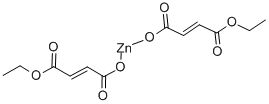 FUMARIC ACID MONOETHYL ESTER, ZINC SALT Structure