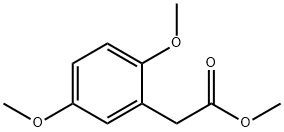 2,5-DIMETHOXY-BENZENEACETIC ACID METHYL ESTER Structure