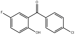 4'-CHLORO-5-FLUORO-2-HYDROXYBENZOPHENONE Structure