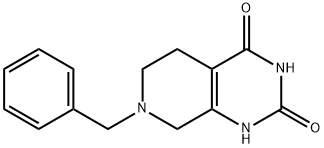 7-BENZYL-5,6,7,8-TETRAHYDROPYRIDO[3,4-D]PYRIMIDINE-2,4(1H,3H)-DIONE Structure