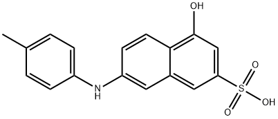 4-HYDROXY-7-P-TOLUIDINO-2-NAPHTHALENESULFONIC ACID Structure