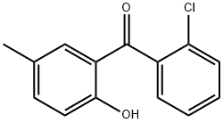 2'-CHLORO-2-HYDROXY-5-METHYLBENZOPHENONE Structure