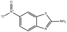 2-Amino-6-nitrobenzothiazole Structure