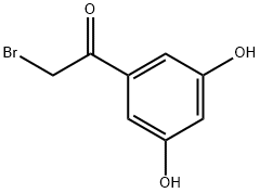 2-BROMO-1-(3,5-DIHYDROXYPHENYL)ETHANONE Structure