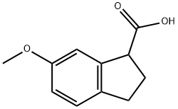 6-METHOXYINDANE-1-CARBOXYLIC ACID Structure