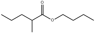 BUTYL-2-METHYLVALERATE Structure