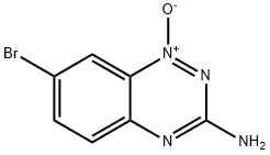 3-AMINO-7-BROMO-1,2,4-BENZOTRIAZINE-1-OXIDE Structure