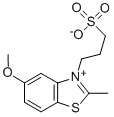 5-METHOXY-2-METHYL-3-(3-SULFOPROPYL)BENZOTHIAZOLIUM INNER SALT Structure