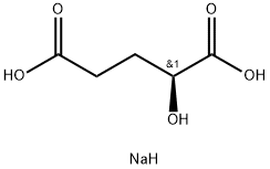 L-A-HYDROXYGLUTARIC ACID DISODIUM) Structure