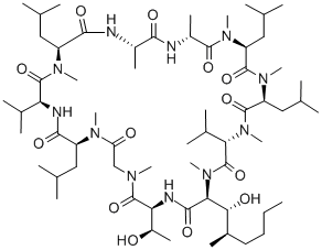 DIHYDROCYCLOSPORIN C Structure