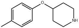 4-(4-METHYLPHENOXY)PIPERIDINE HYDROCHLORIDE Structure