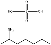 (+/-)-2-AMINOHEPTANE SULFATE Structure