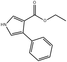 ETHYL 4-PHENYLPYRROLE-3-CARBOXYLATE Structure