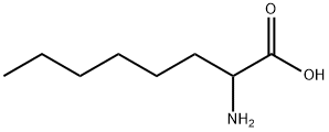 DL-2-AMINOOCTANOIC ACID Structure