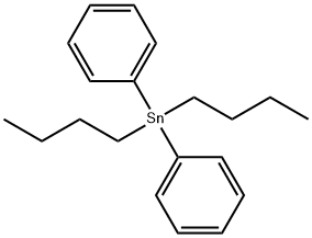 DI-N-BUTYLDIPHENYL TIN Structure