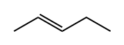 trans-2-Pentene Structure