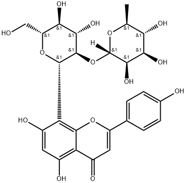 Vitexin-2-O-rhamnoside Structure