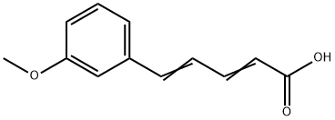 5-(3-METHOXY-PHENYL)-PENTA-2,4-DIENOIC ACID
 Structure