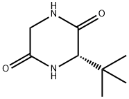 (S)-3-TERT-BUTYL-2,5-PIPERAZINEDIONE Structure