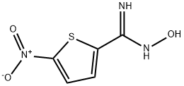 2-Thiophenecarboximidamide,N-hydroxy-5-nitro- Structure