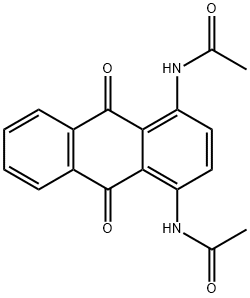 1,4-DIACETAMIDOANTHRAQUINONE Structure