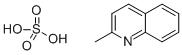 QUINALDINE SULFATE Structure