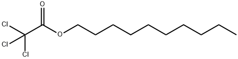 TRICHLOROACETIC ACID DECYL ESTER (C10) Structure