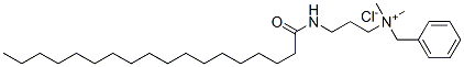 benzyldimethyl[3-[(1-oxooctadecyl)amino]propyl]ammonium chloride Structure