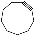 Cyclononyne. Structure