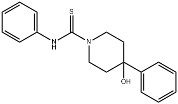 N,4-Diphenyl-4-hydroxy-thio-1-piperidinecarboxamide Structure