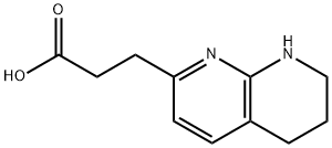 5,6,7,8-TETRAHYDRO-1,8-NAPHTHYRIDIN-2-PROPOINIC ACID
 Structure