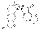 (-)-BICUCULLINE METHBROMIDE Structure