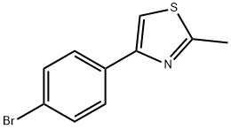 4-(4-BROMOPHENYL)-2-METHYL-1,3-THIAZOLE Structure