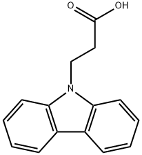 9-CARBAZOLEPROPIONIC ACID Structure