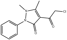 4-(2-CHLORO-ACETYL)-1,5-DIMETHYL-2-PHENYL-1,2-DIHYDRO-PYRAZOL-3-ONE Structure